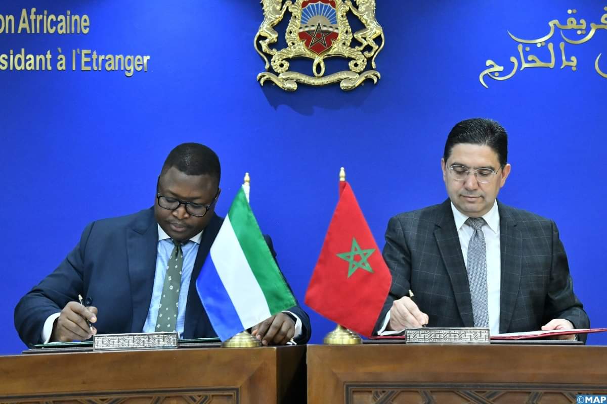 La Sierra Leone exprime son plein soutien à l’intégrité territoriale du Maroc et considère l’Initiative d’autonomie comme la seule solution “crédible, sérieuse et réaliste” à ce différend (communiqué conjoint)