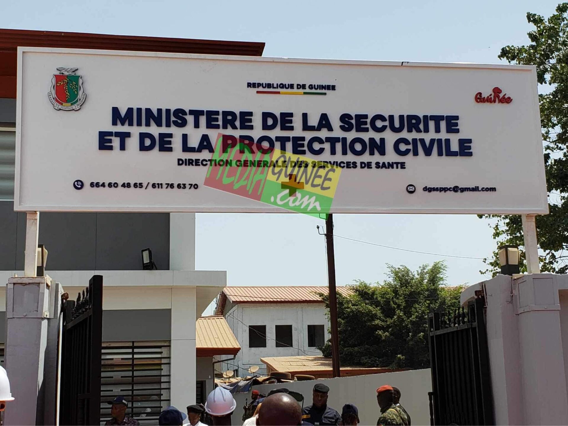 Conakry: le service de santé de la police et de la protection civile inauguré, à Kaloum